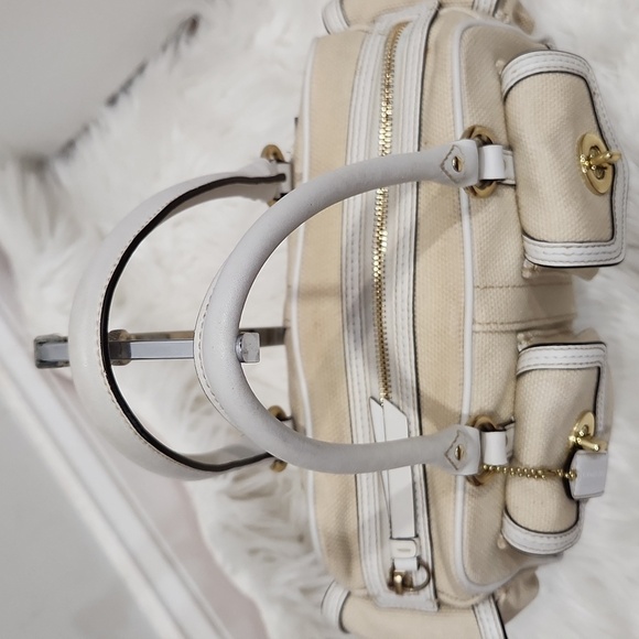 🔹️Coach🔹️ | Vintage 2004 Small Cotton Twill Gallery Canvas  Satchel - Picture 5 of 16